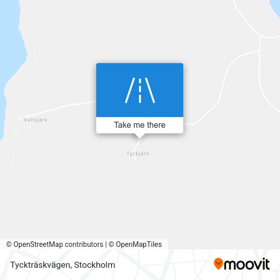 Tyckträskvägen map