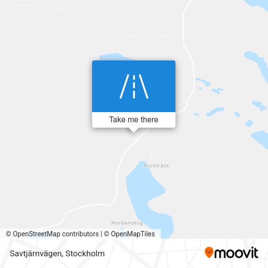 Savtjärnvägen map