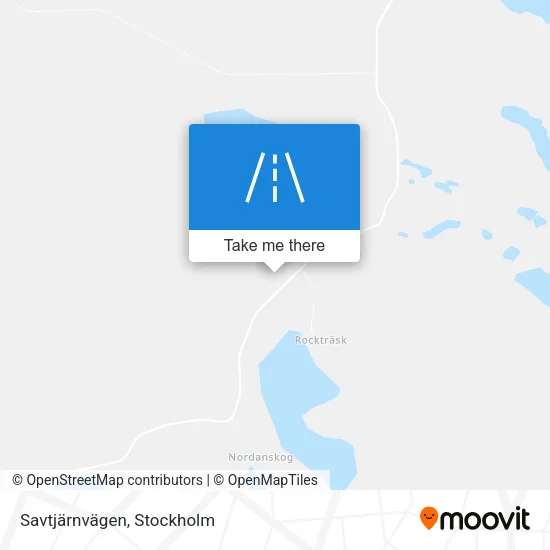 Savtjärnvägen map