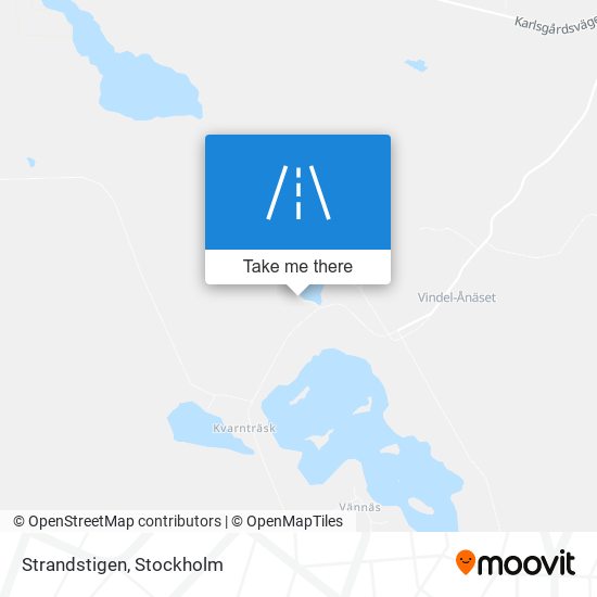 Strandstigen map