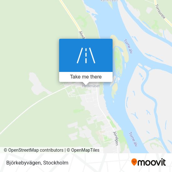 Björkebyvägen map