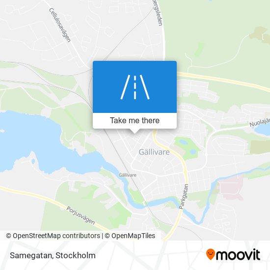 Samegatan map