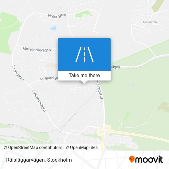 Rälsläggarvägen map