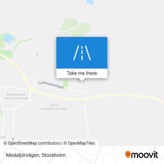 Medaljörvägen map