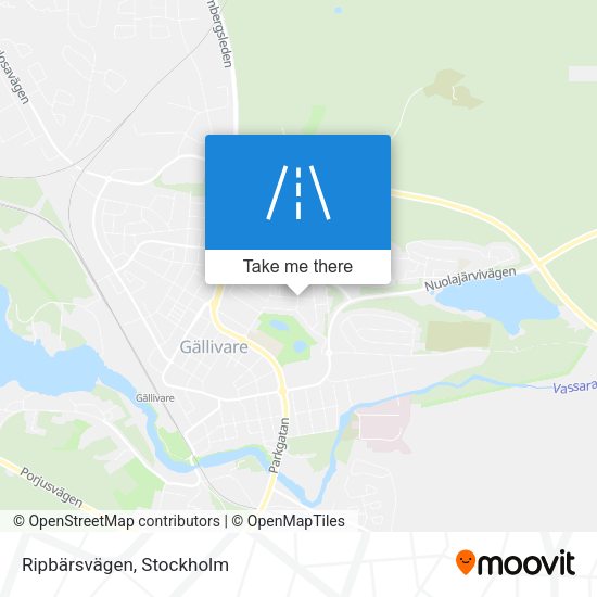 Ripbärsvägen map