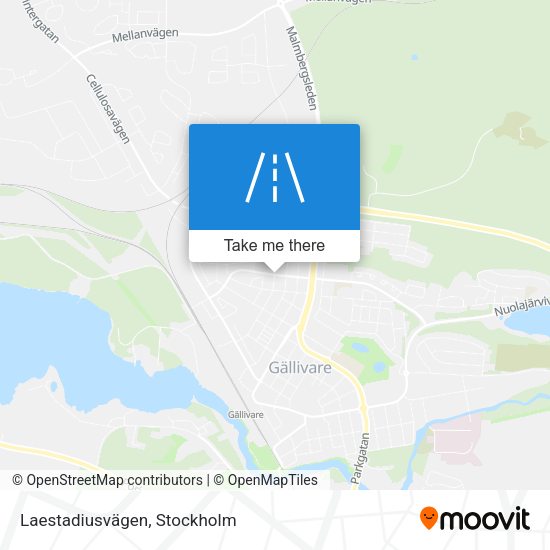 Laestadiusvägen map
