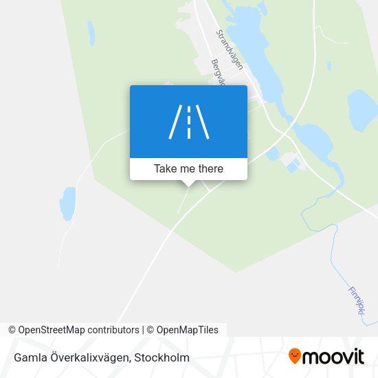 Gamla Överkalixvägen map