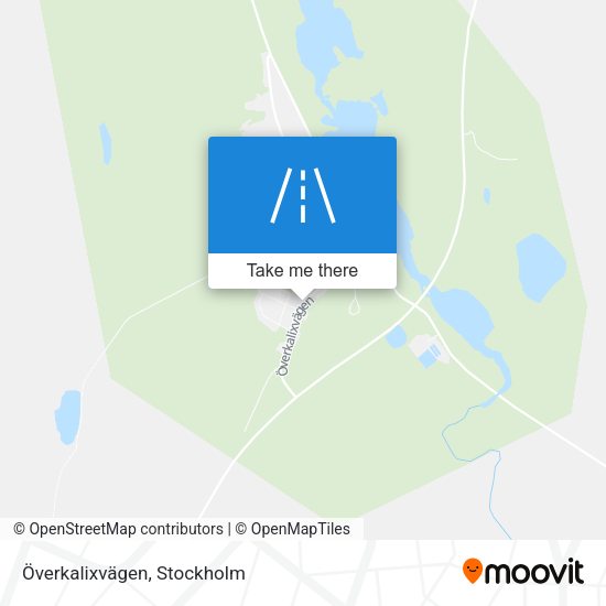 Överkalixvägen map