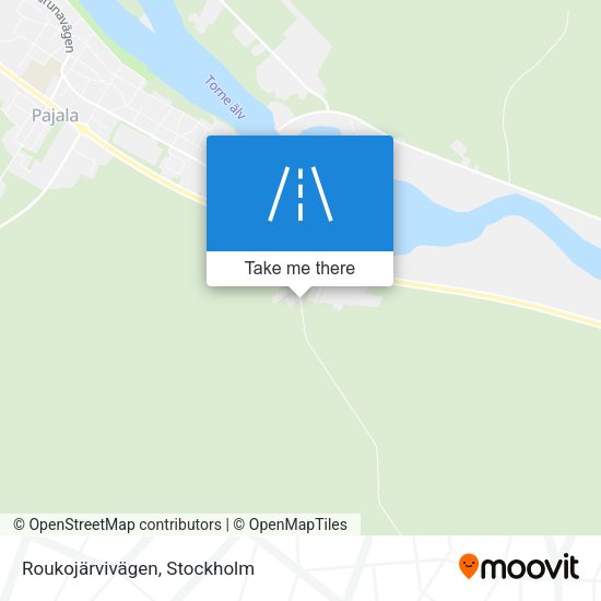 Roukojärvivägen map