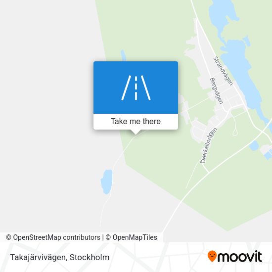 Takajärvivägen map