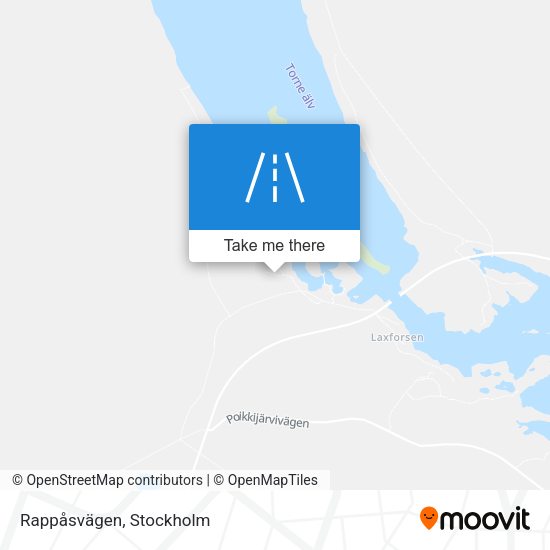 Rappåsvägen map