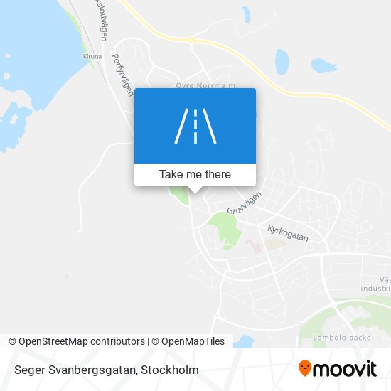 Seger Svanbergsgatan map