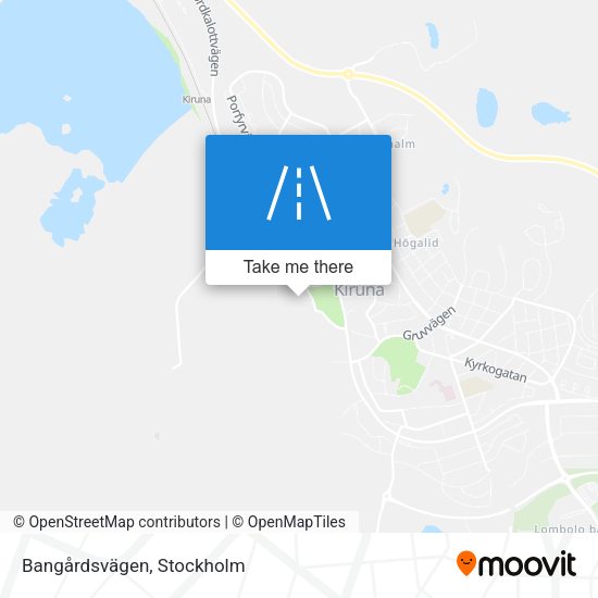 Bangårdsvägen map