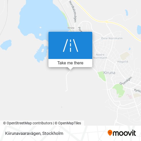 Kiirunavaaravägen map