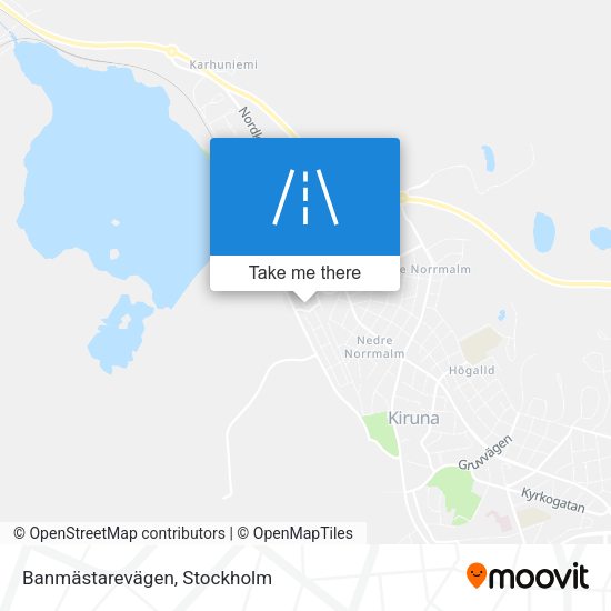 Banmästarevägen map
