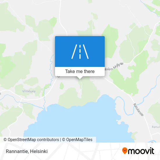 Rannantie map