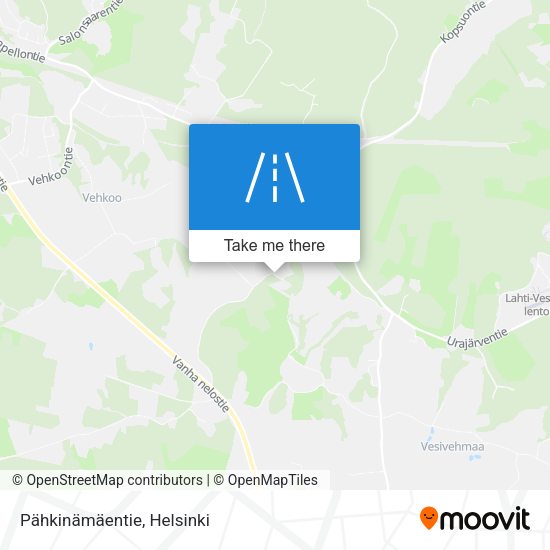 Pähkinämäentie map