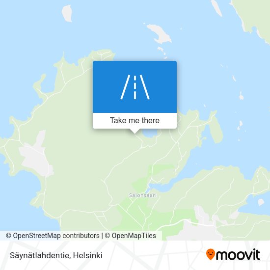 Säynätlahdentie map