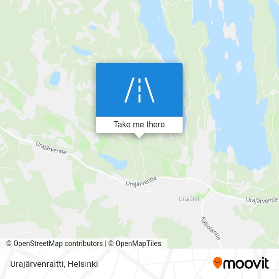Urajärvenraitti map