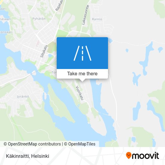 Käkinraitti map