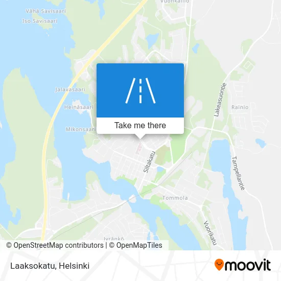 Laaksokatu map