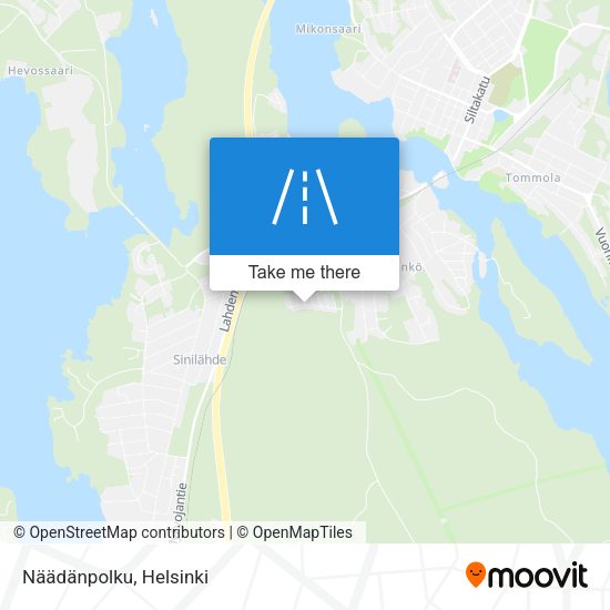 Näädänpolku map