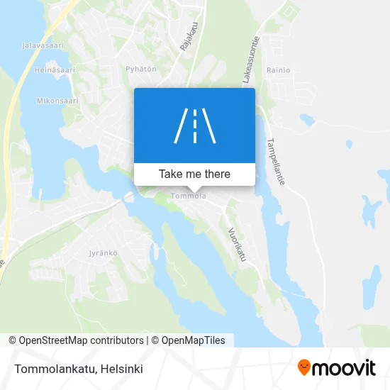 Tommolankatu map