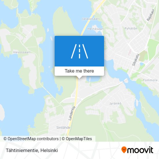 Tähtiniementie map
