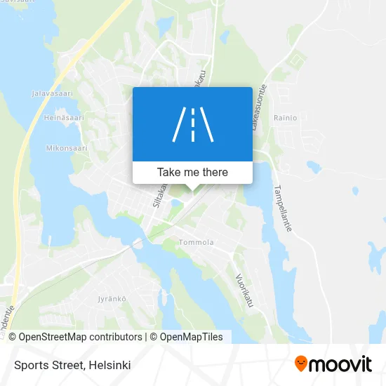 Sports Street map