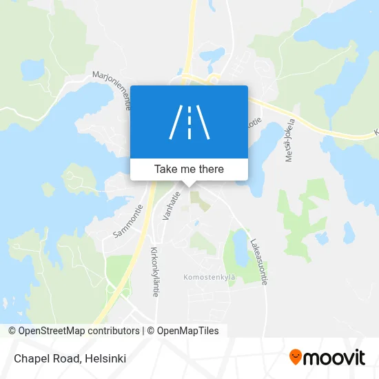 Chapel Road map