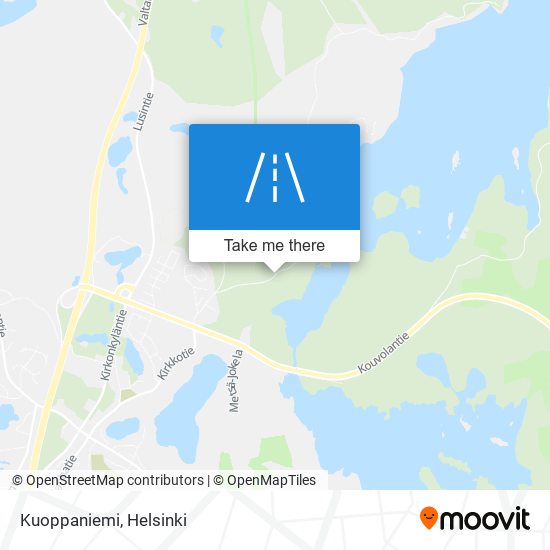 Kuoppaniemi map