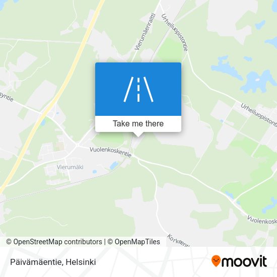 Päivämäentie map