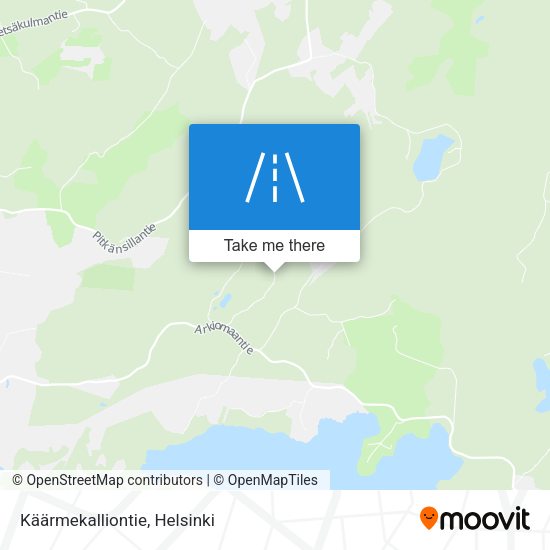 Käärmekalliontie map