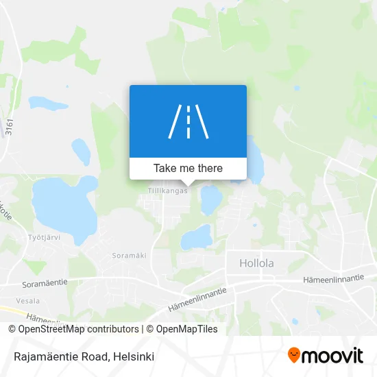 Rajamäentie Road map