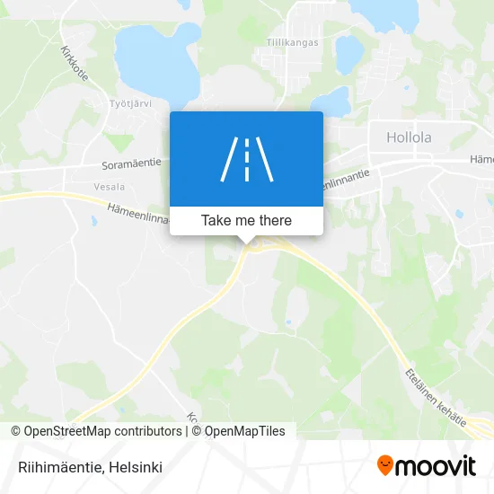 Riihimäki Road map