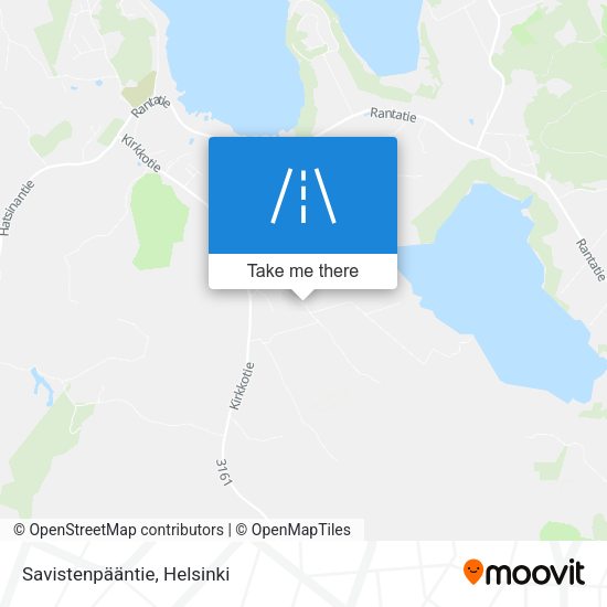 Savistenpääntie map