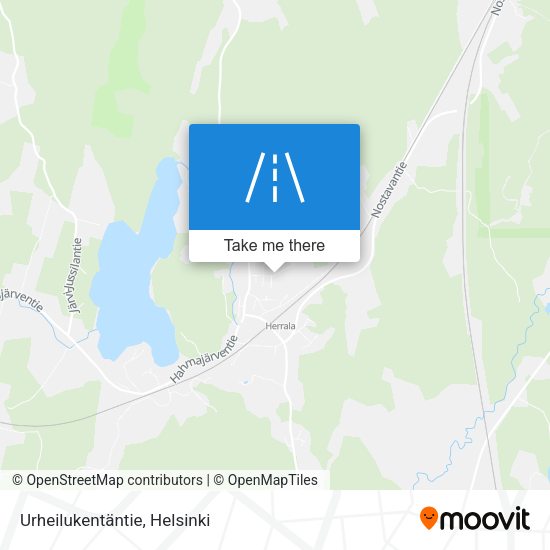 Urheilukentäntie map