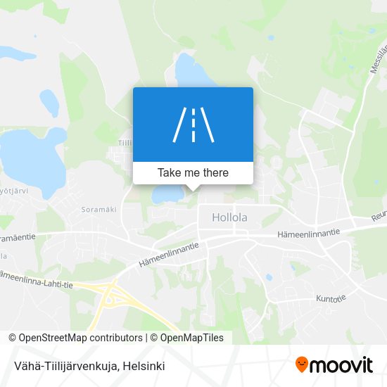 Vähä-Tiilijärvenkuja map