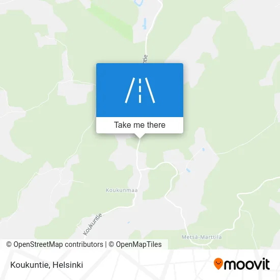 Koukuntie map