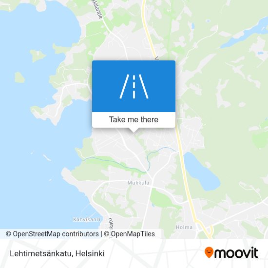 Lehtimetsänkatu map