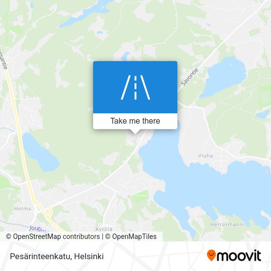 Pesärinteenkatu map