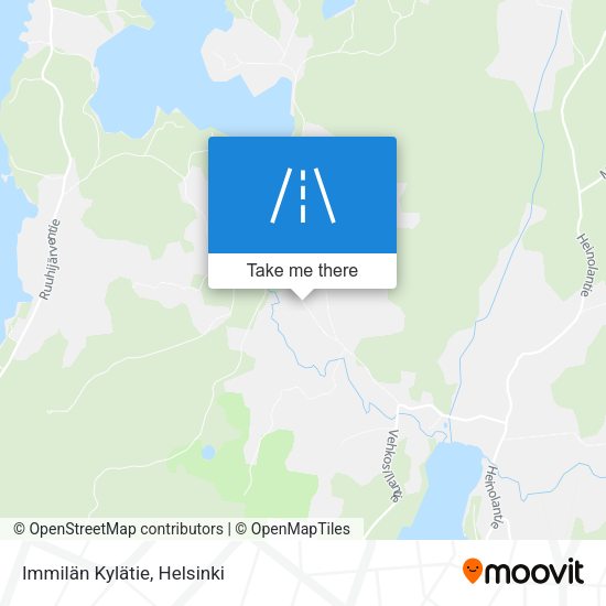 Immilän Kylätie map