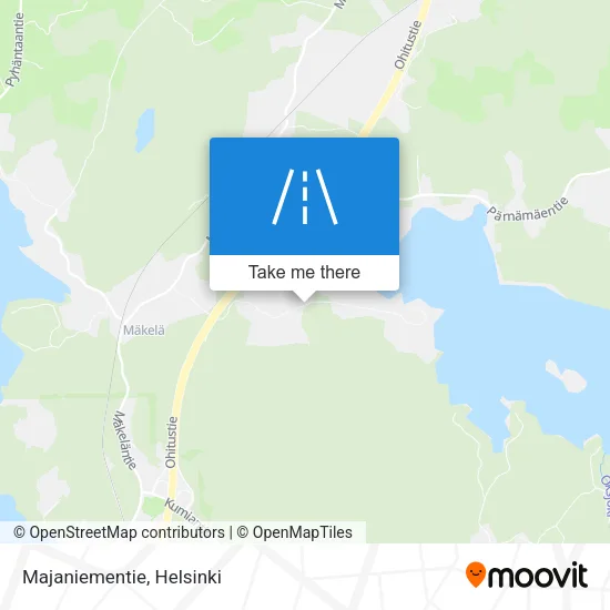 Majaniementie map