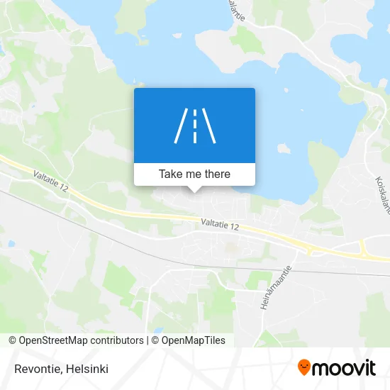 Revontie map