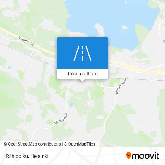 Riihipolku Lane map