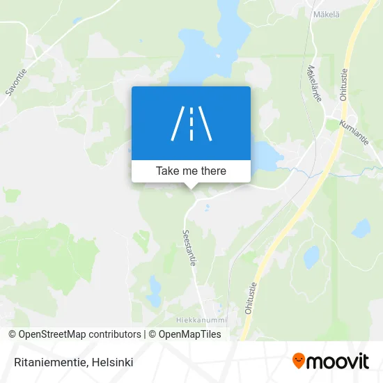 Ritaniementie map