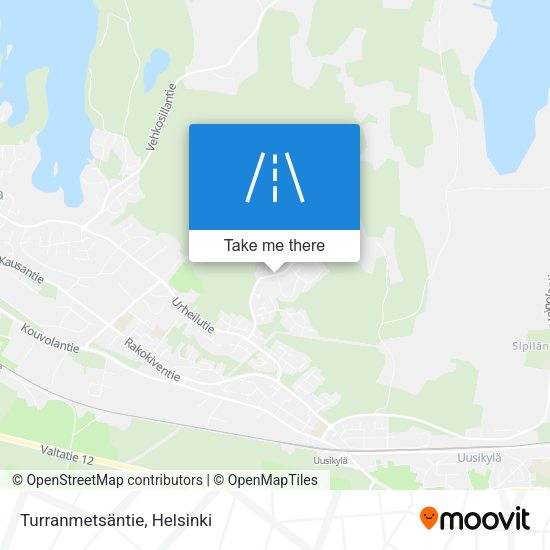 Turranmetsäntie map