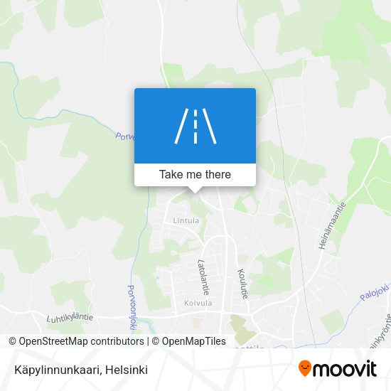 Käpylinnunkaari map