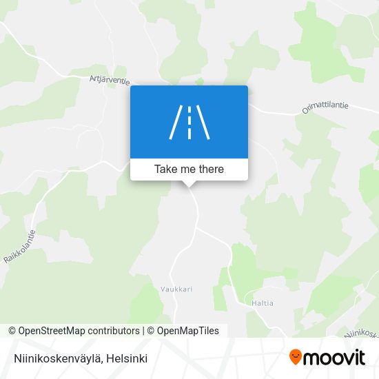 Niinikoskenväylä map