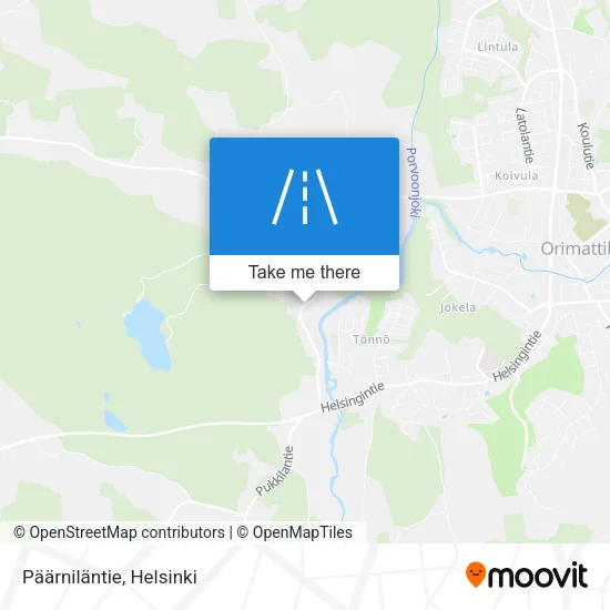 Päärniläntie map